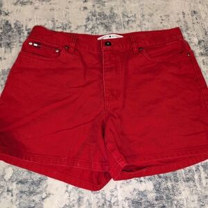 🤑Tommy Hilfiger Women's s Red Shorts